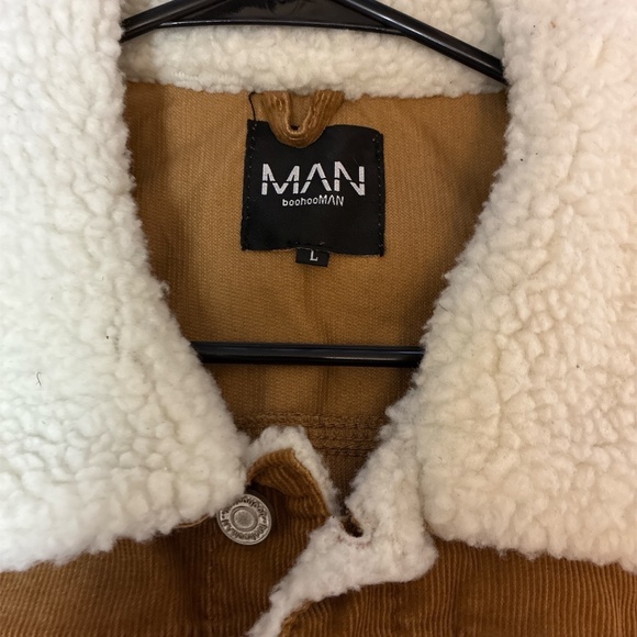 Boohoo MAN Tan Corduroy Jacket - Picture 3 of 3